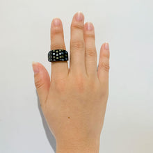 画像をギャラリービューアに読み込む, Dirocca Ring<スクエア>S1 (370 black raden)