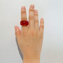 画像をギャラリービューアに読み込む, Dirocca Ring<スクエア>S1 (CY9 clear pink)