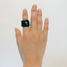 画像をギャラリービューアに読み込む, Dirocca Ring<スクエア>S2(CK3 marine blue)