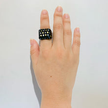 画像をギャラリービューアに読み込む, Dirocca Ring<スクエア>S2(370 black raden)