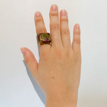 画像をギャラリービューアに読み込む, Dirocca Ring<スクエア>S2(C04 flower yellow)