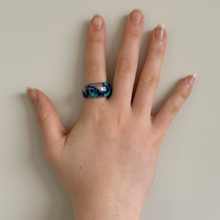 画像をギャラリービューアに読み込む, Dirocca Ring<ラウンド>R1(C08 flower blue)