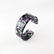 画像をギャラリービューアに読み込む, Bangle バングル<Flat>(C05 flower purple)