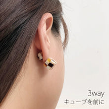 画像をギャラリービューアに読み込む, Reversible Pierced リバーシブルピアス(J87 red)