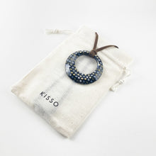 画像をギャラリービューアに読み込む, Pendant Glass Holder ペンダント グラスホルダー <サークル>(C08 flower blue)