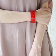 画像をギャラリービューアに読み込む, Bangle バングル<Flat>(A86 marble gold white)