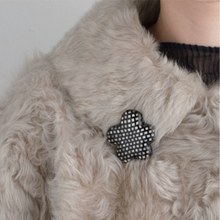 画像をギャラリービューアに読み込む, Brooch ブローチ(370 black raden)