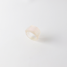 画像をギャラリービューアに読み込む, Dirocca Ring<スクエア>S1 (L37 white lame)