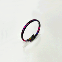 画像をギャラリービューアに読み込む, Bracelet  ブレスレット（E95 wing purple / green）
