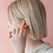 画像をギャラリービューアに読み込む, Earcuff イヤーカフ（J91 orange）
