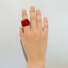画像をギャラリービューアに読み込む, Dirocca Ring＜スクエア＞S2（J87 red）
