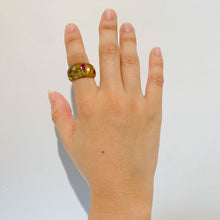 画像をギャラリービューアに読み込む, Dirocca Ring＜ラウンド＞R1（C04 flower yellow）
