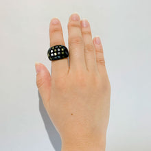 画像をギャラリービューアに読み込む, Dirocca Ring＜ラウンド＞R2（370 black raden）
