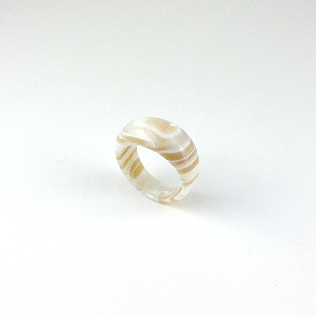 Dirocca Ring＜ラウンド＞R1（A86 marble gold white）