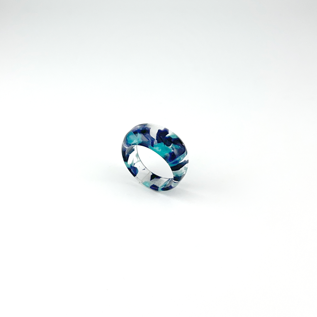 Dirocca Ring＜ラウンド＞R1（C08 flower blue）