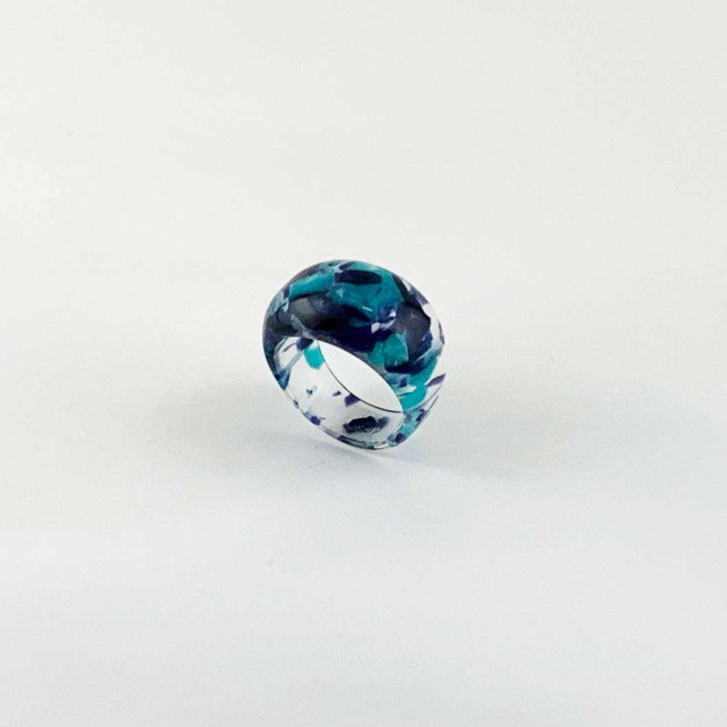 Dirocca Ring＜ラウンド＞R2（C08 flower blue）