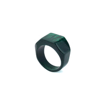 画像をギャラリービューアに読み込む, Dirocca Ring＜スクエア＞S1（T20 enigma green）
