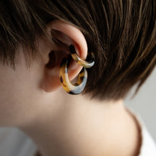 画像をギャラリービューアに読み込む, Earcuff イヤーカフ（C08 flower blue）
