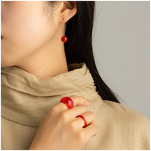 画像をギャラリービューアに読み込む, Ball Pierced ボールピアス（J87 red）
