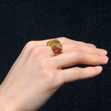 画像をギャラリービューアに読み込む, Dirocca Ring＜スクエア＞S1 （A86 marble gold white）
