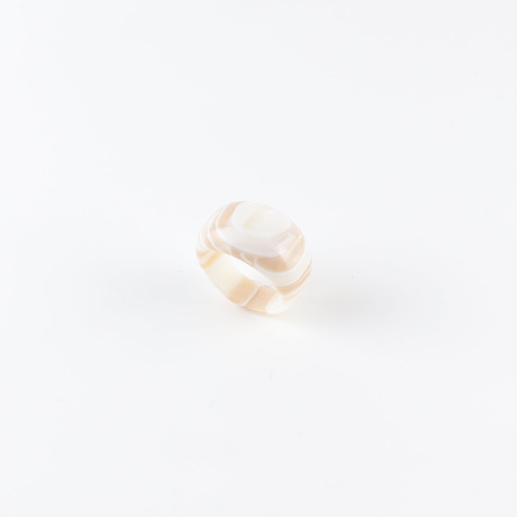 Dirocca Ring＜ラウンド＞R2（A86 marble gold white）