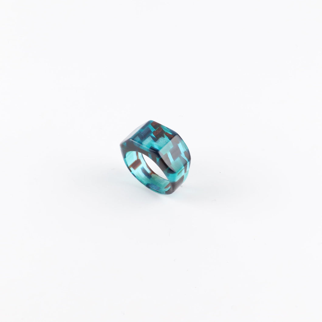 Dirocca Ring＜スクエア＞S1 （CK3 marine blue）