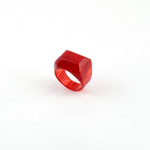 画像をギャラリービューアに読み込む, Dirocca Ring＜スクエア＞S2（J87 red）
