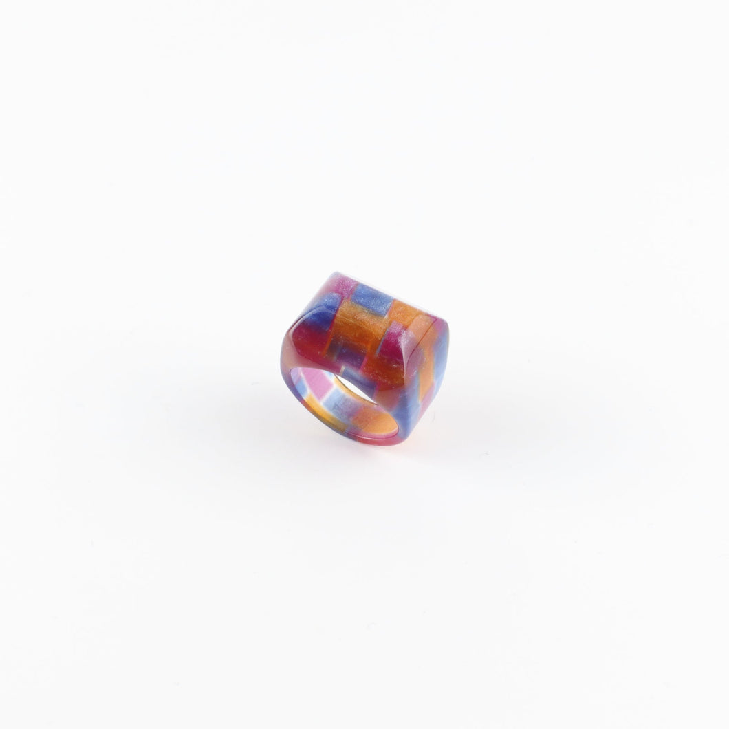 Dirocca Ring＜スクエア＞S2（W46 multi purple）
